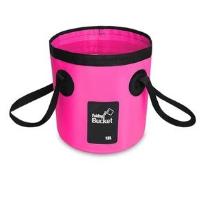 Banchelle Pink Waterproof Folding Bucket